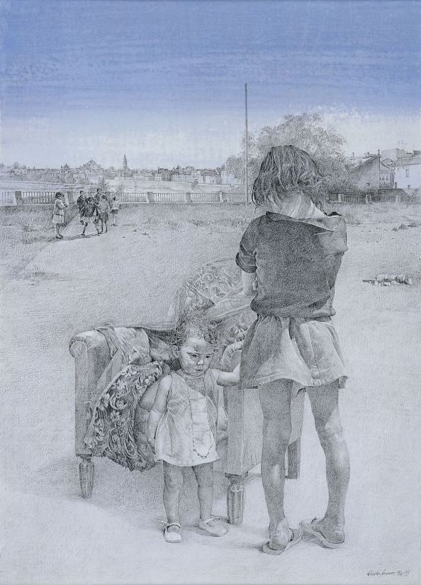 07 Ni�os en la ribera.