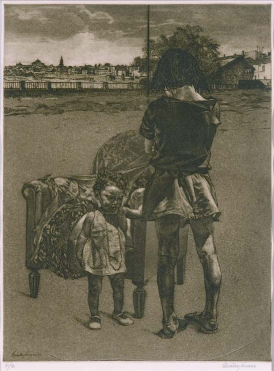 Ni�as en la Ribera.   1992