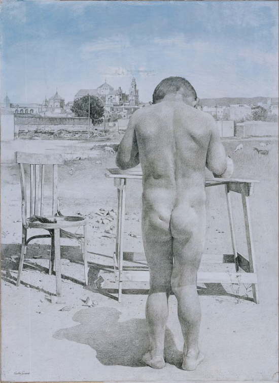Desnudo de espalda.   1992